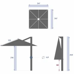 JJA Ampelschirm* Sonnenschirme|Sonnenschirme