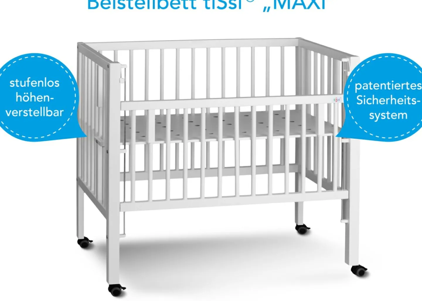 Tissi Anstellbett MAXI* Babybetten