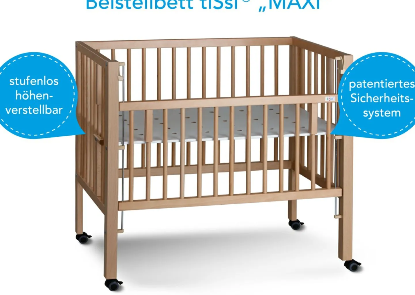 Tissi Anstellbett MAXI* Babybetten