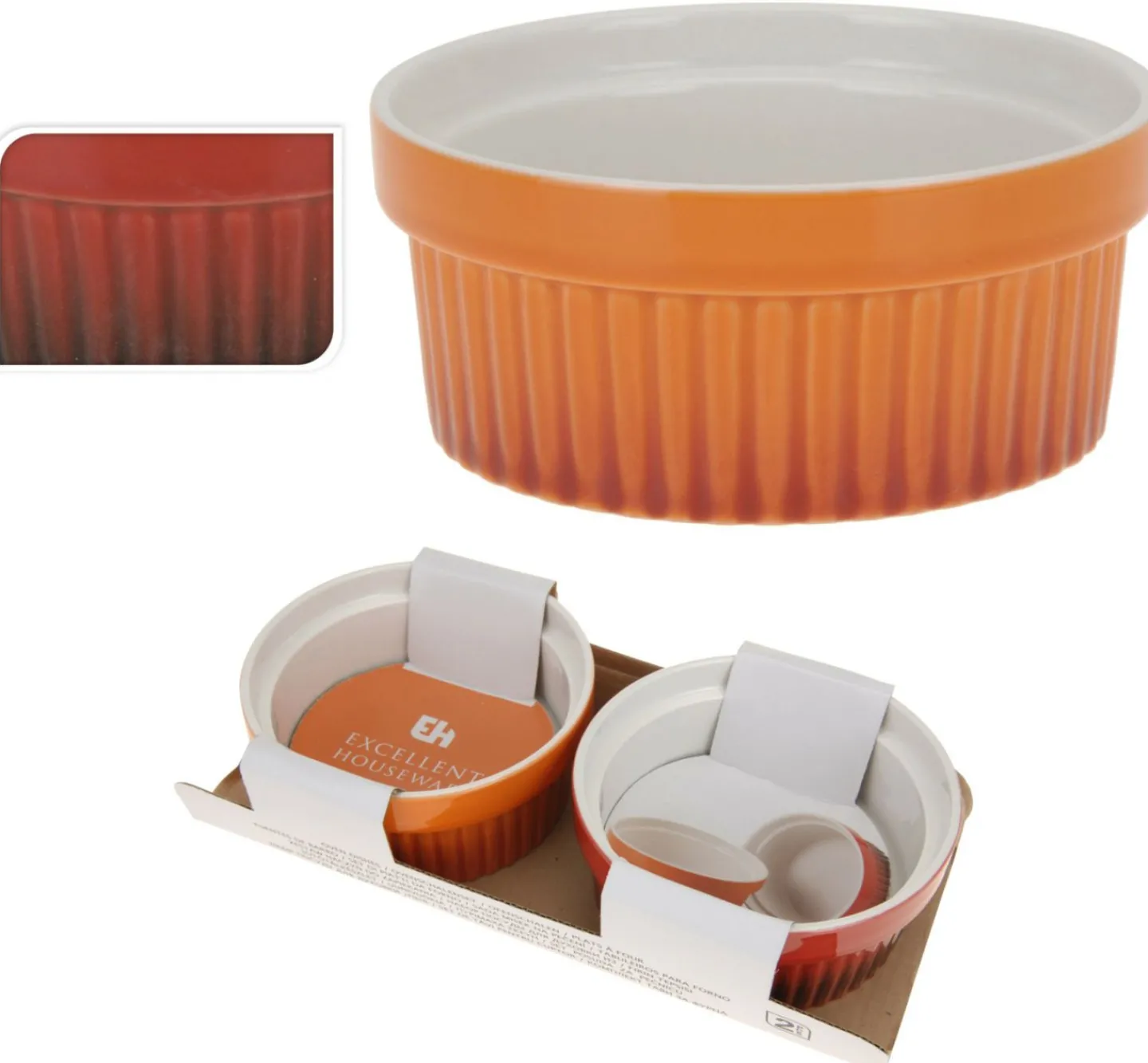 Koopman Auflaufförmchen 2er Set LINE* Koch- & Backutensilien