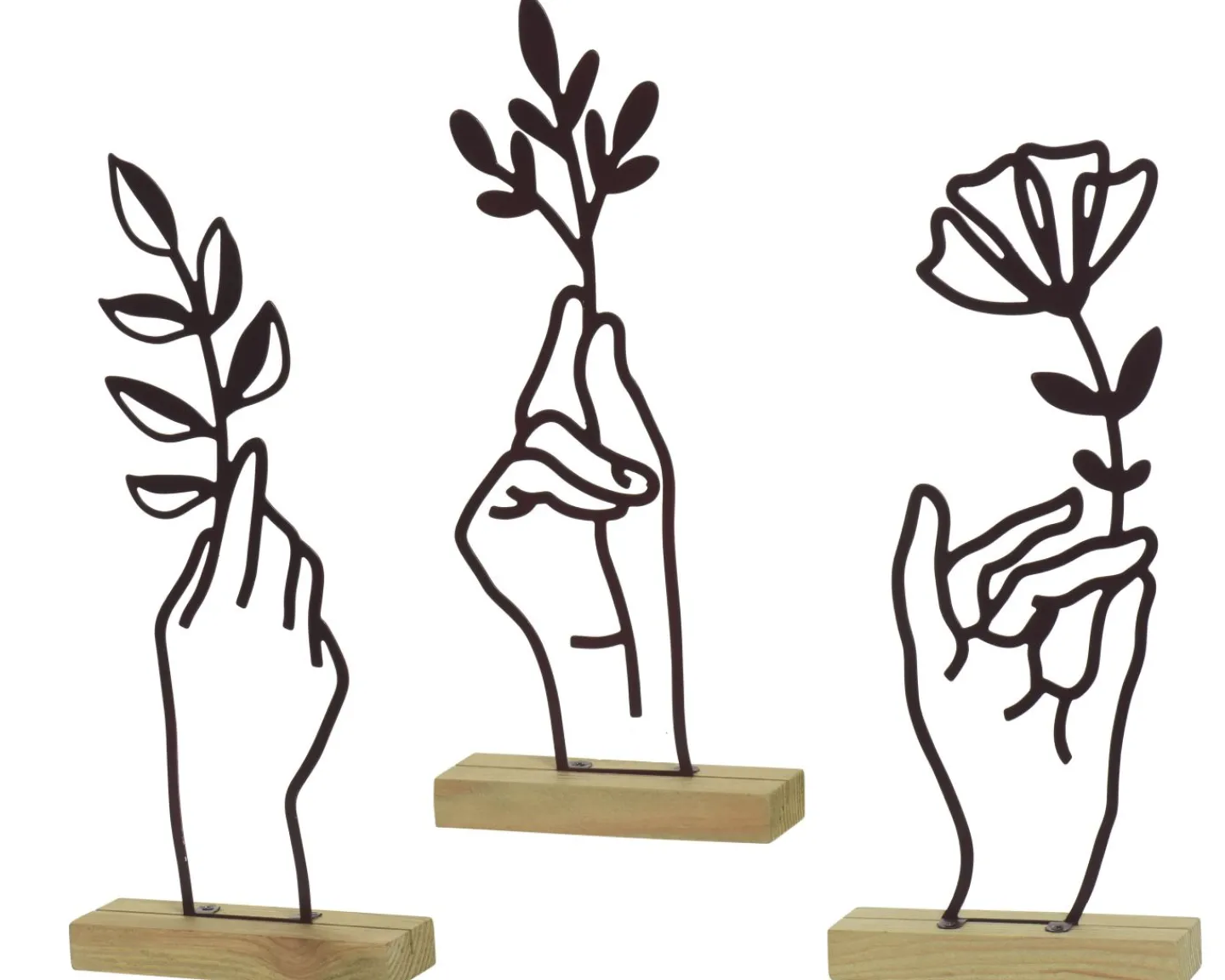 Kaemingk Aufsteller mit Blume HANDS* Deko-Objekte