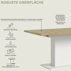 Xonox Ausziehbarer Esstisch MOTION* Ausziehtische|Esstische