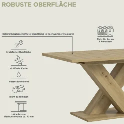 Xonox Ausziehbarer Esstisch MOTION* Ausziehtische|Esstische