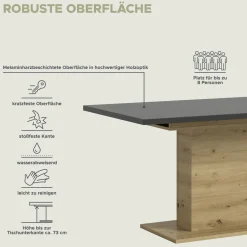 Xonox Ausziehbarer Esstisch MOTION* Ausziehtische|Esstische