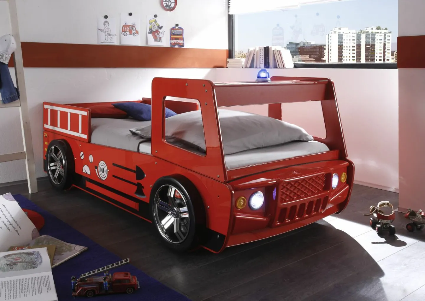 Pol-Power Autobett SPARK*Kinder Einzelbetten|Kinder- & Jugendbetten