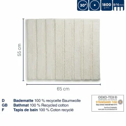 Kela Badematte rauchblau MEGAN* Badematten|Badtextilien
