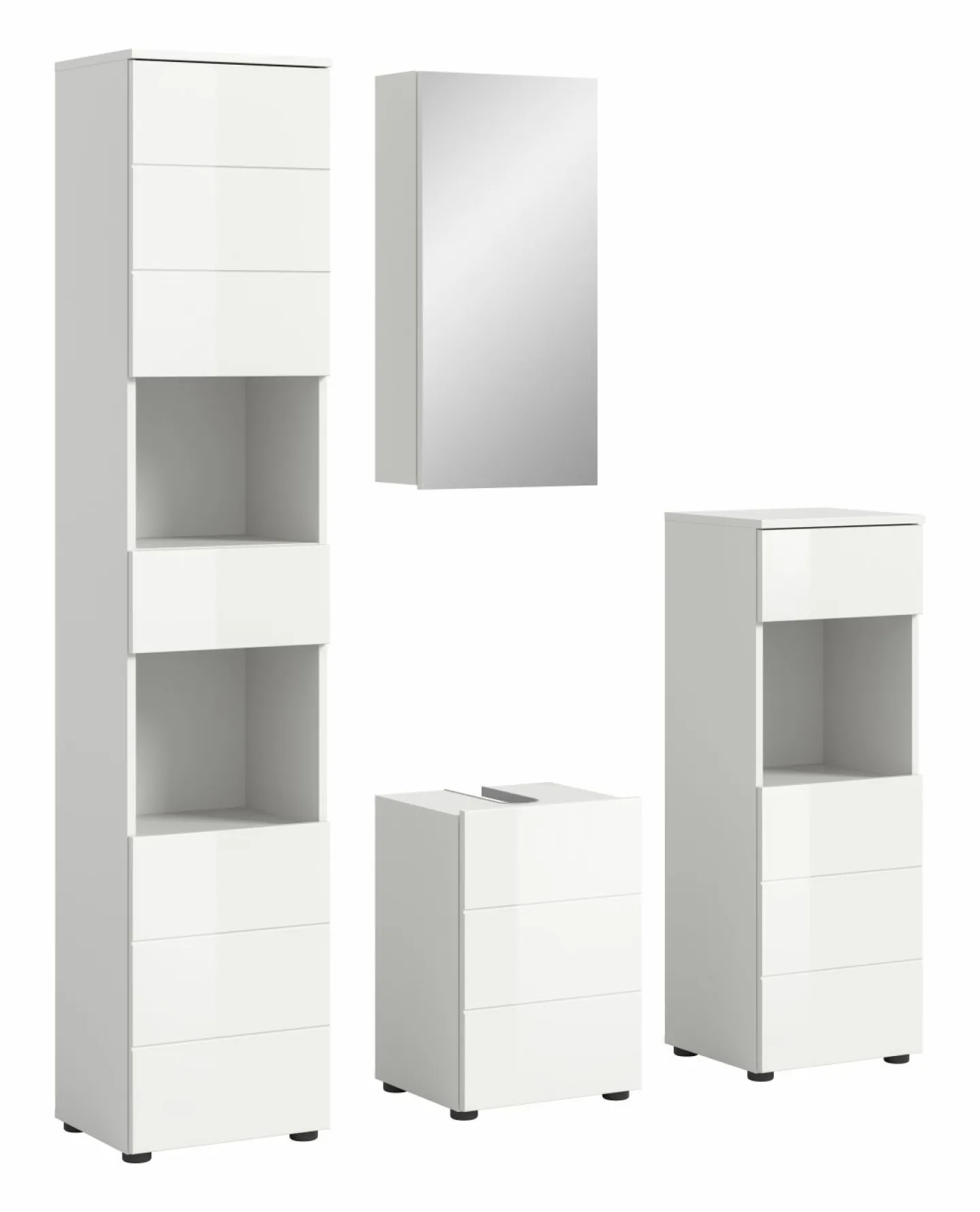 Xonox Badkombination 4-teilig AMBO* Badmöbel-Sets