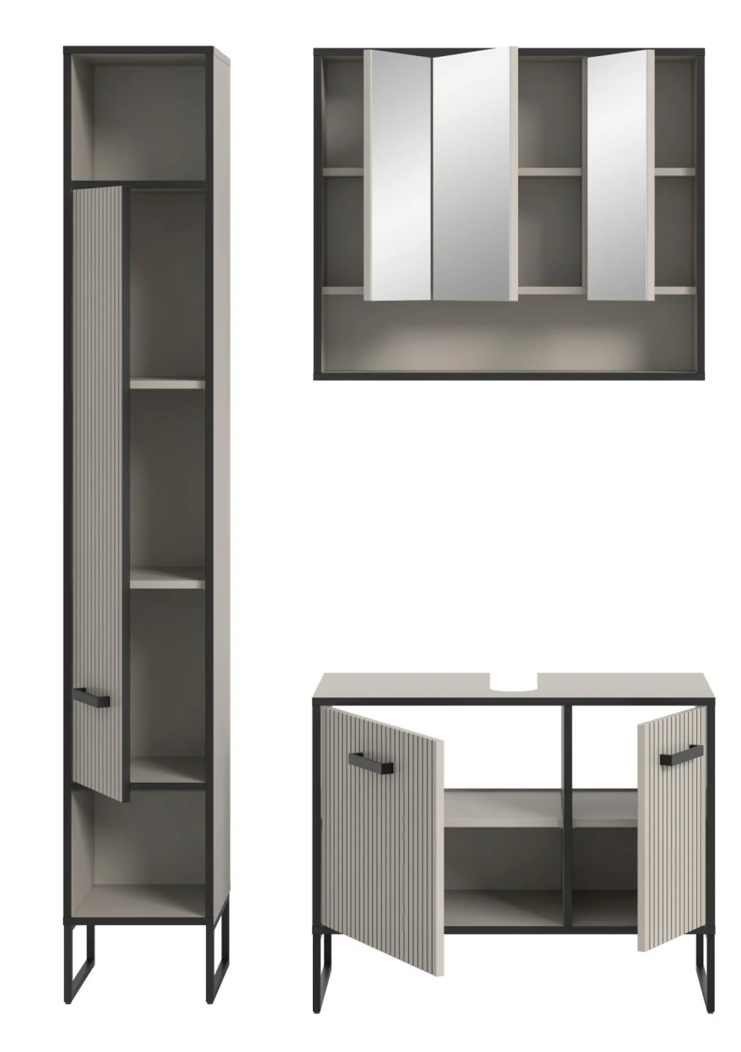 Xonox Badkombination 3-teilig BAGNO* Badmöbel-Sets
