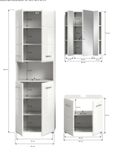 Xonox Badkombination 3-teilig BONGA* Badmöbel-Sets