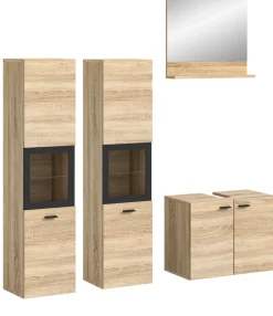 Xonox Badkombination 4-teilig SEBETA* Badmöbel-Sets