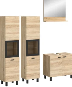 Xonox Badkombination 4-teilig SEBETA* Badmöbel-Sets