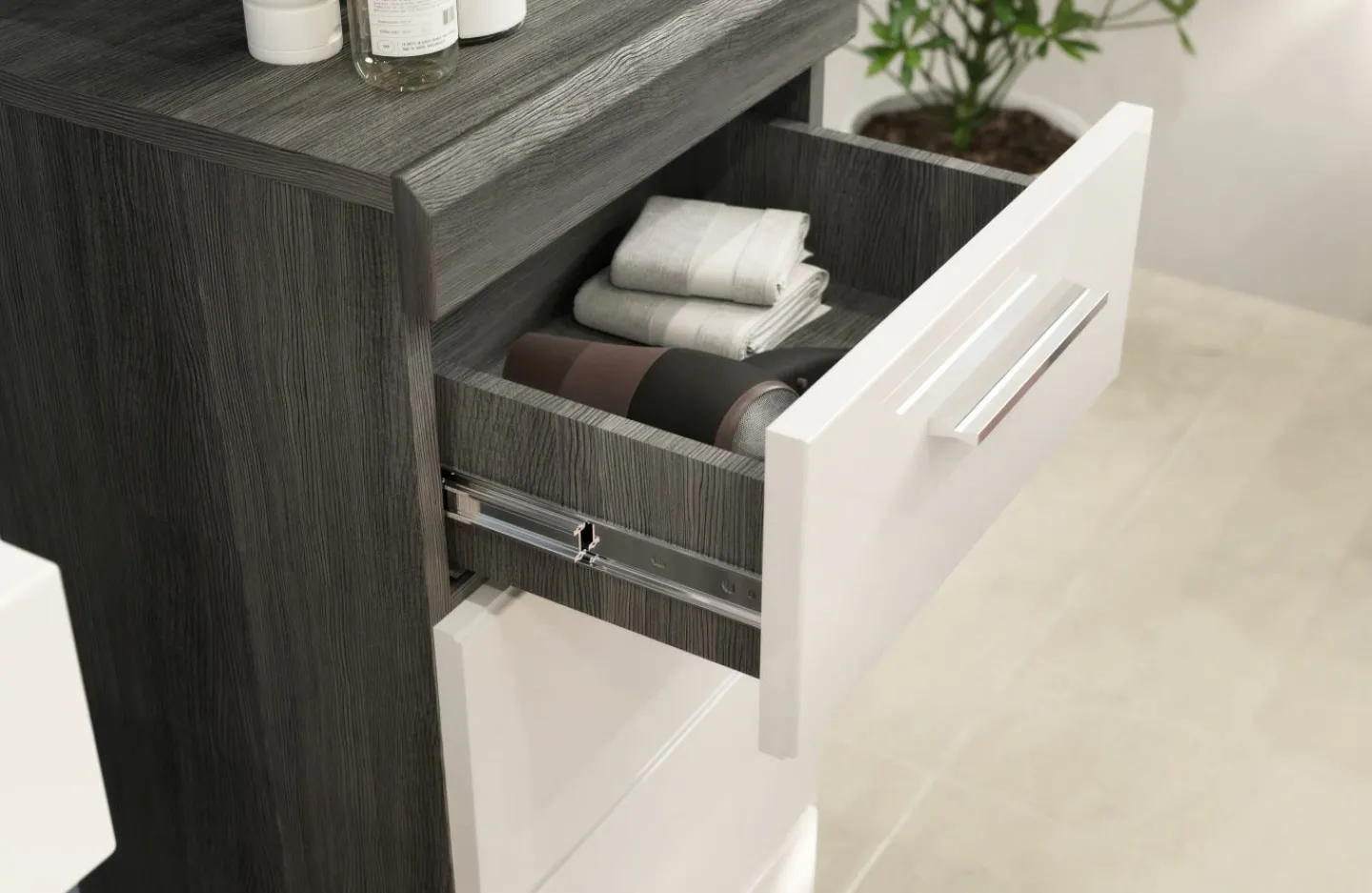 Xonox Badkombination 4-teilig SEWULA* Badmöbel-Sets