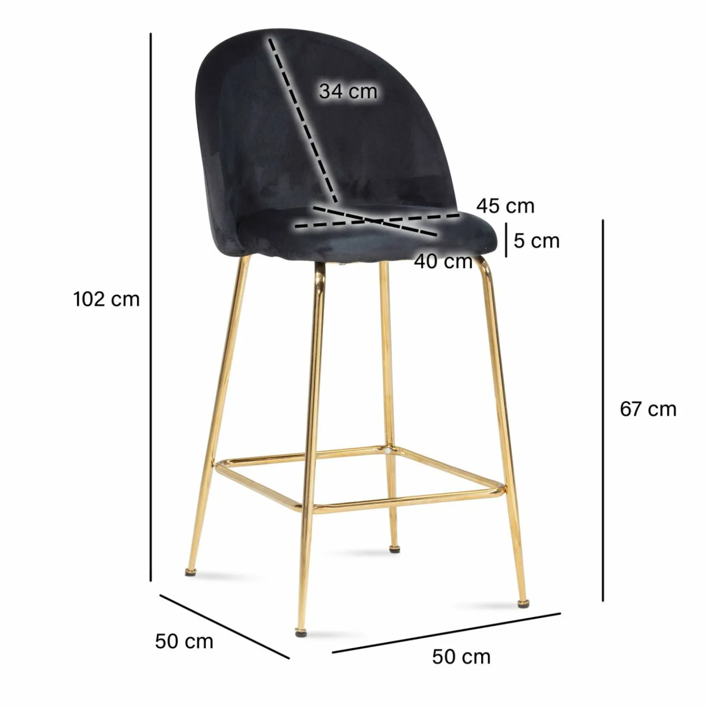 Skyport Barhocker 2er-Set WOHNLING* Barhocker