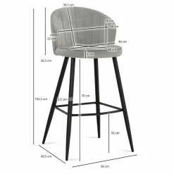 Skyport Barhocker 2er-Set WOHNLING* Barhocker