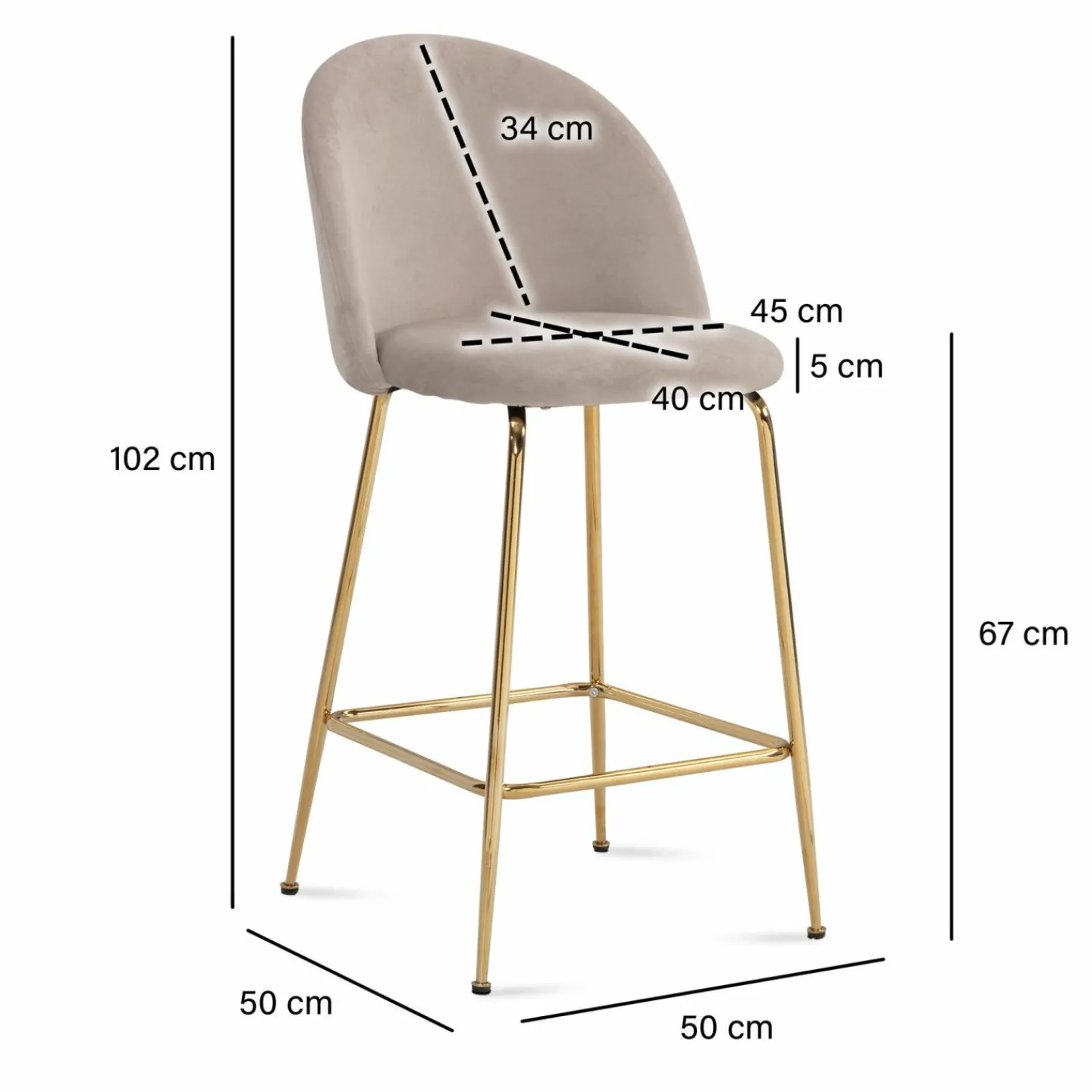 Skyport Barhocker 2er-Set WOHNLING* Barhocker
