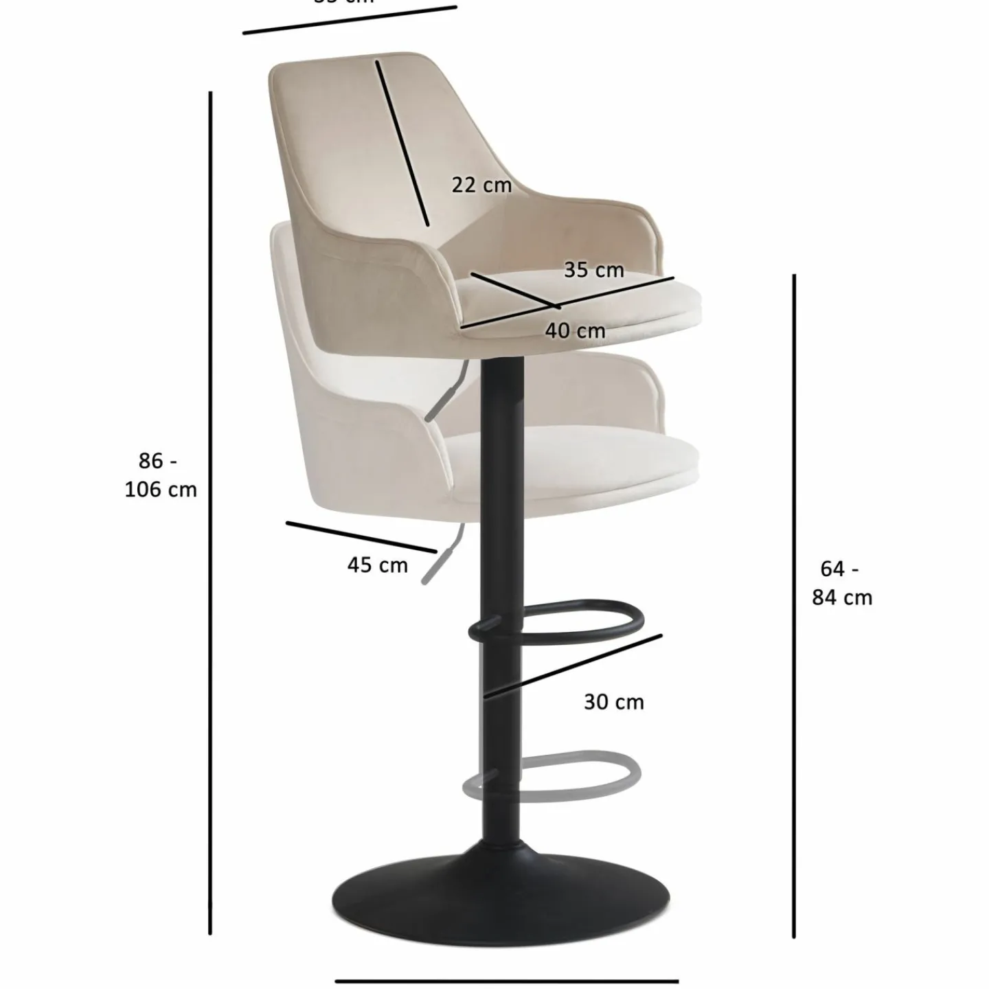 Skyport Barhocker WOHNLING* Barhocker