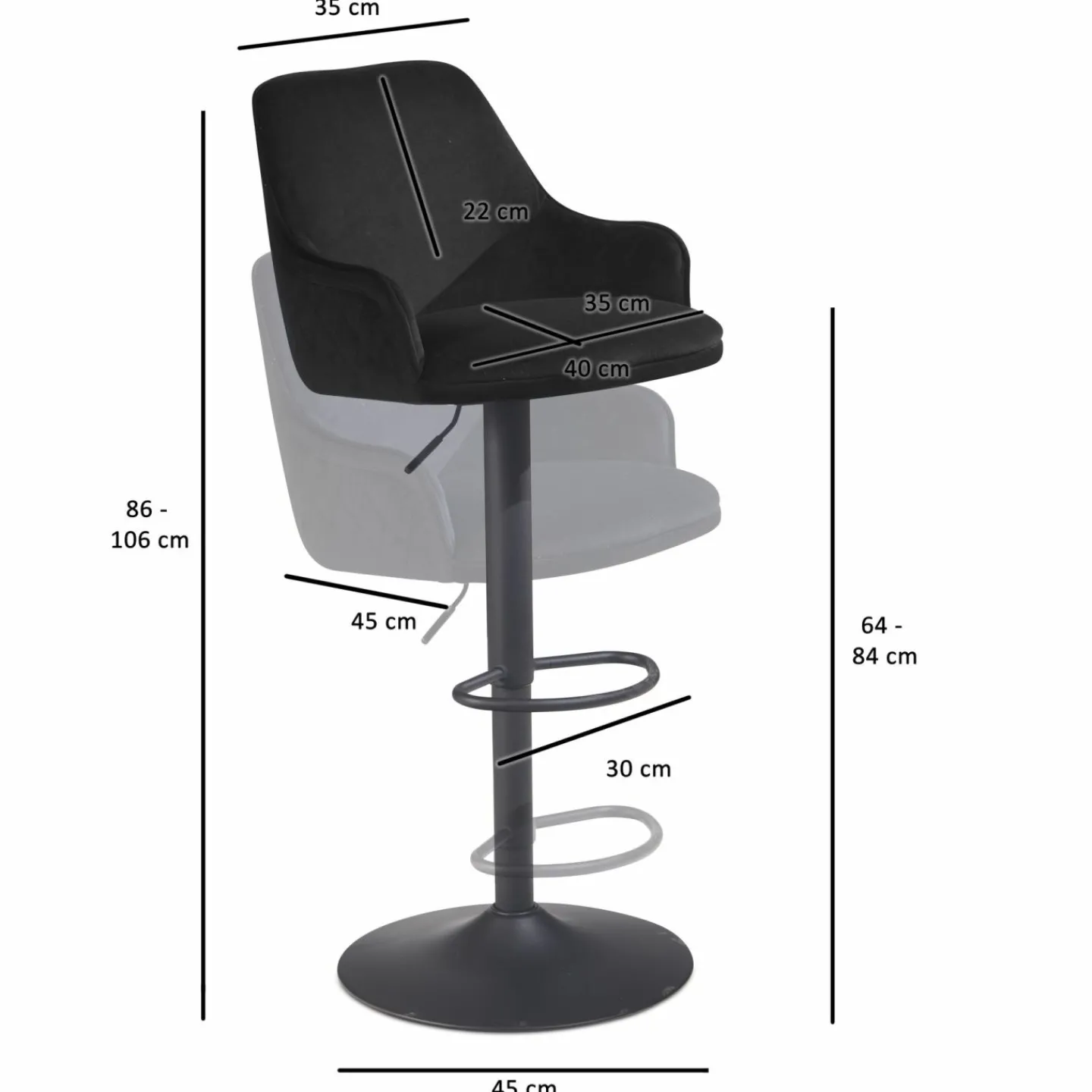 Skyport Barhocker WOHNLING* Barhocker