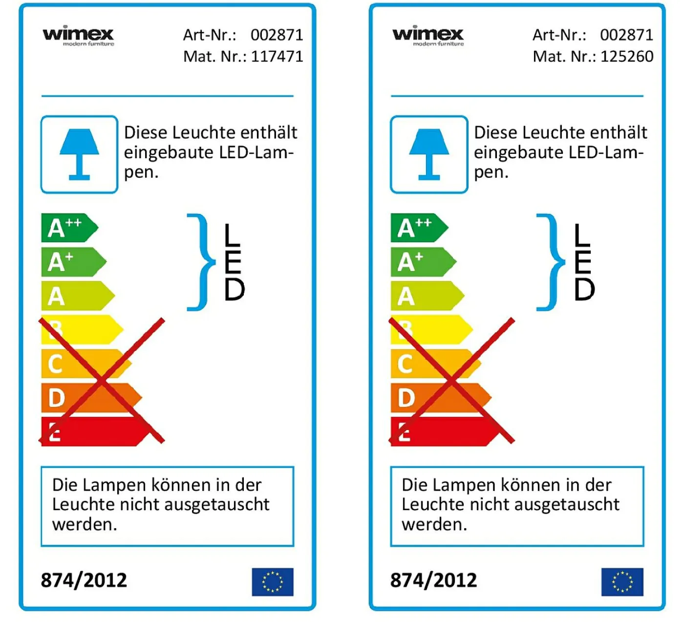 Bettbeleuchtung im 2er-Set LOOP