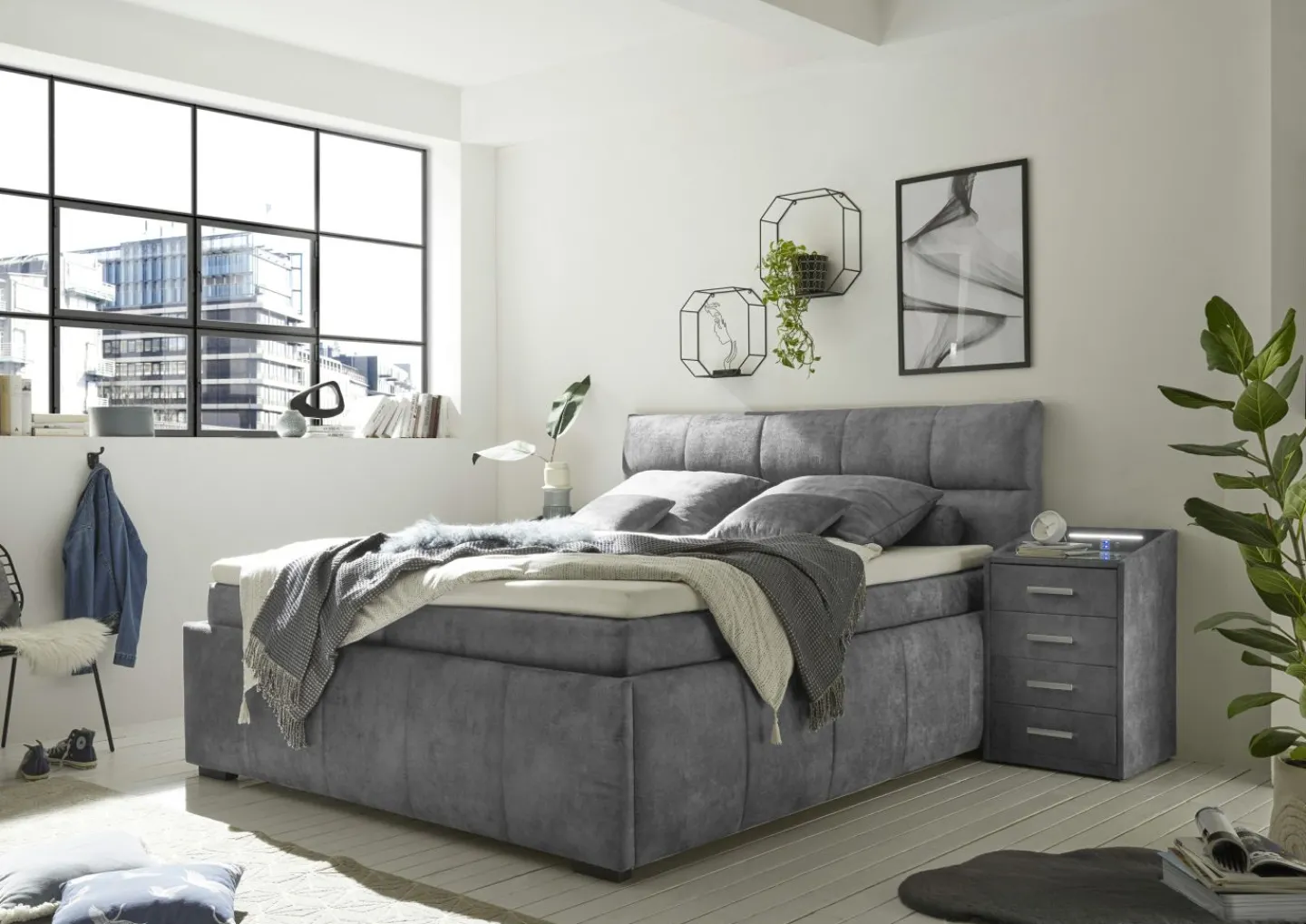 ED-Lifestyle Boxbett AVIDANO 6* Doppelbetten|Boxspringbetten