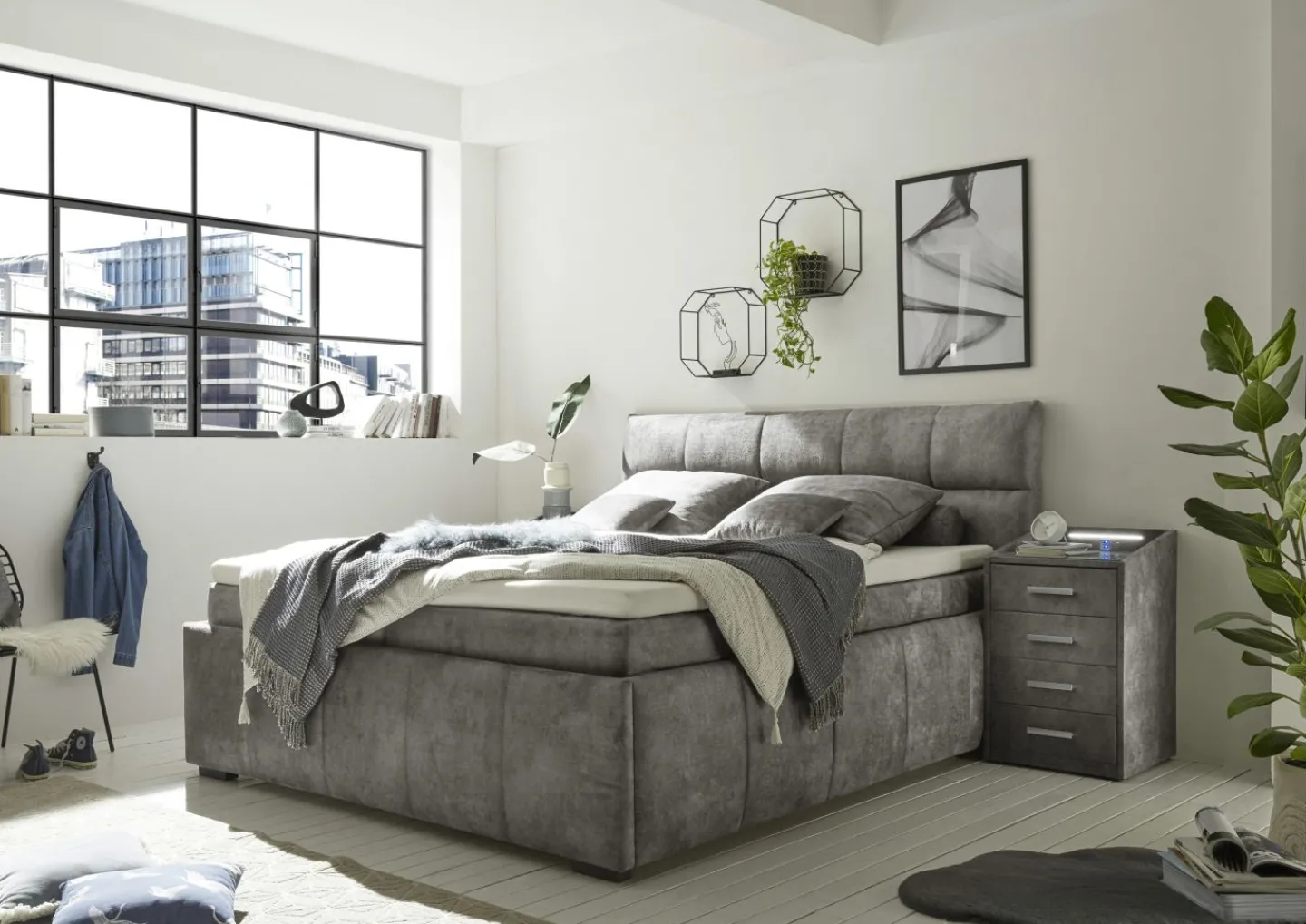 ED-Lifestyle Boxbett AVIDANO 6* Doppelbetten|Boxspringbetten