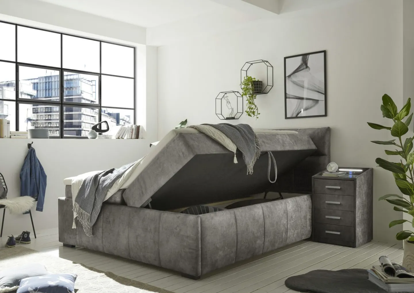 ED-Lifestyle Boxbett AVIDANO 6* Doppelbetten|Boxspringbetten