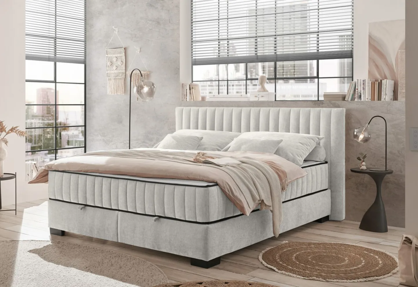 ED-Lifestyle Boxbett SALTILLO* Doppelbetten|Polsterbetten