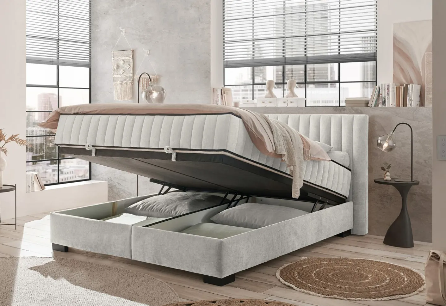 ED-Lifestyle Boxbett SALTILLO* Doppelbetten|Polsterbetten