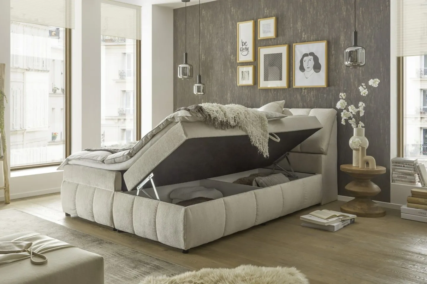 ED-Lifestyle Boxbett VALENCIA 5* Doppelbetten|Boxspringbetten