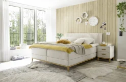 BRW Boxspringbett AALBORG 8* Doppelbetten|Boxspringbetten