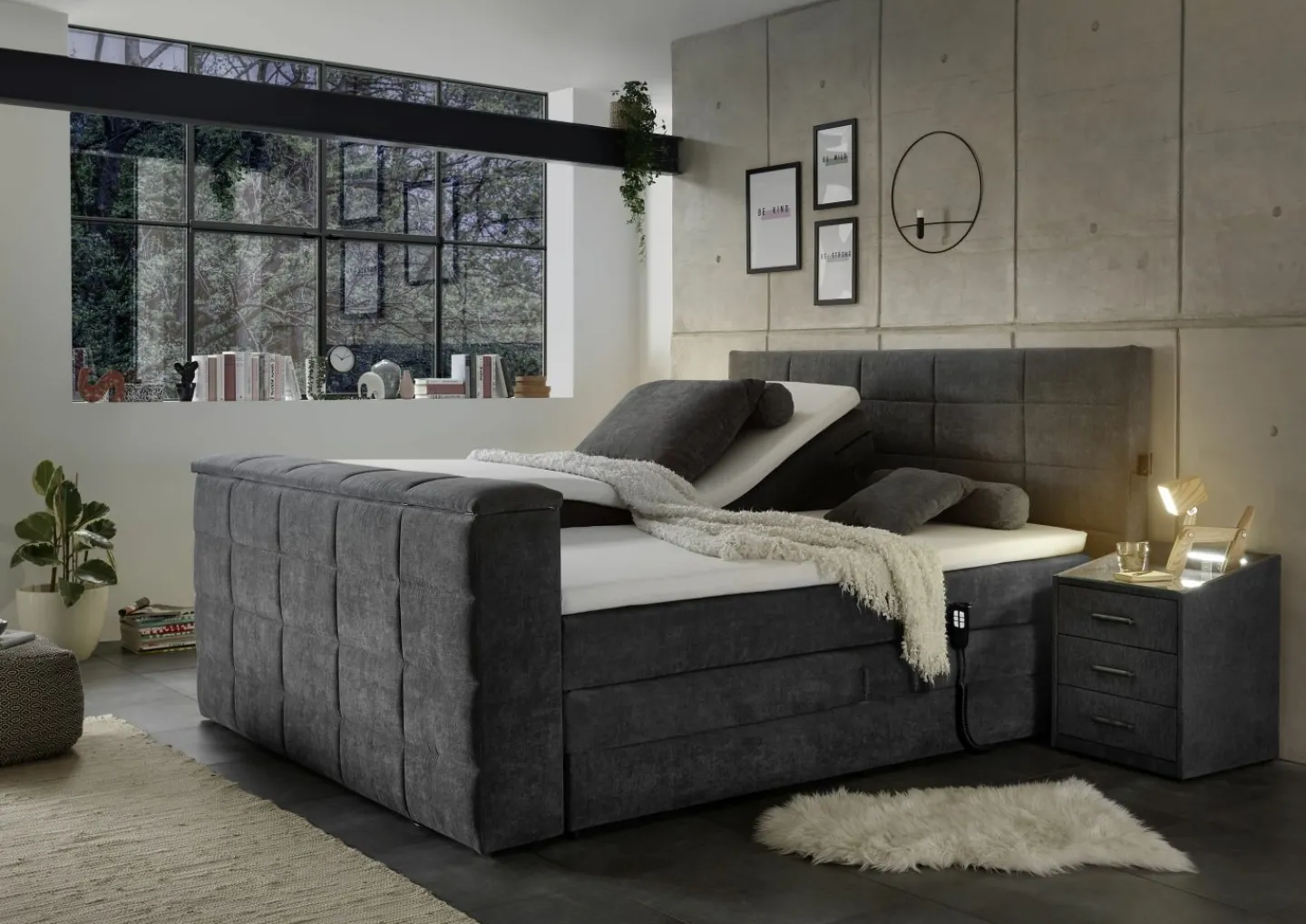 BRW Boxspringbett DENVER 6* Boxspringbetten|Doppelbetten