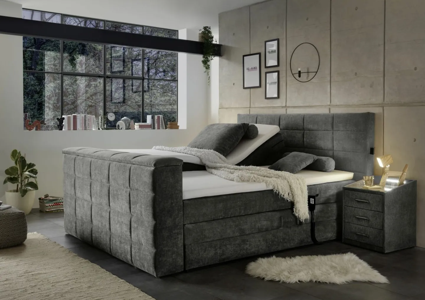 BRW Boxspringbett DENVER 6* Boxspringbetten|Doppelbetten