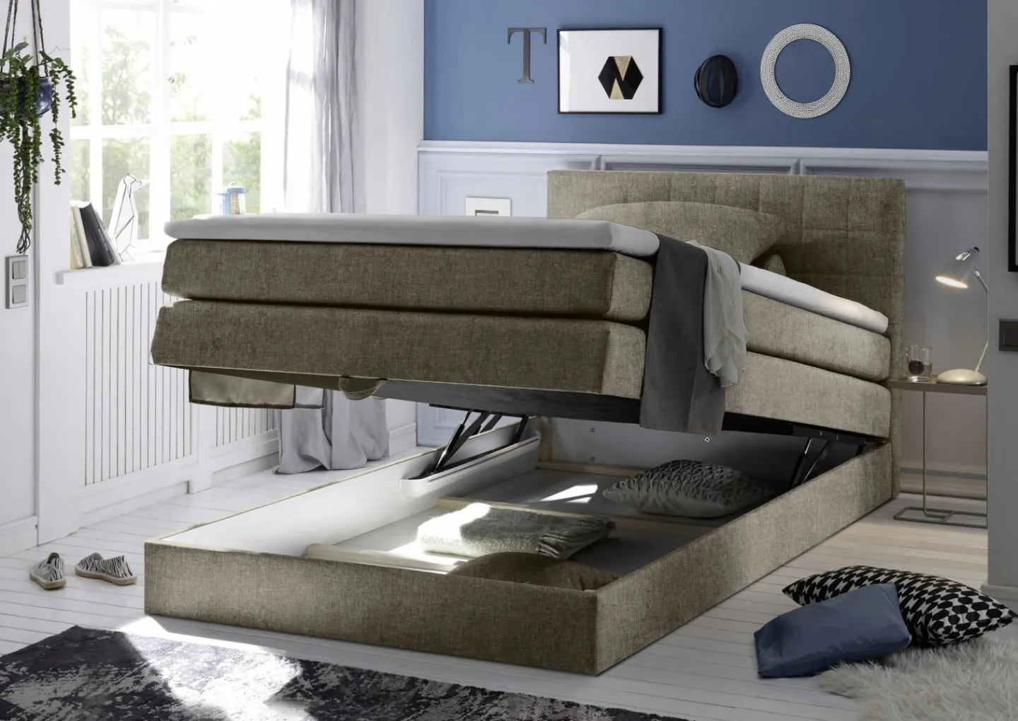 BRW Boxspringbett HAWAII 3* Doppelbetten|Boxspringbetten