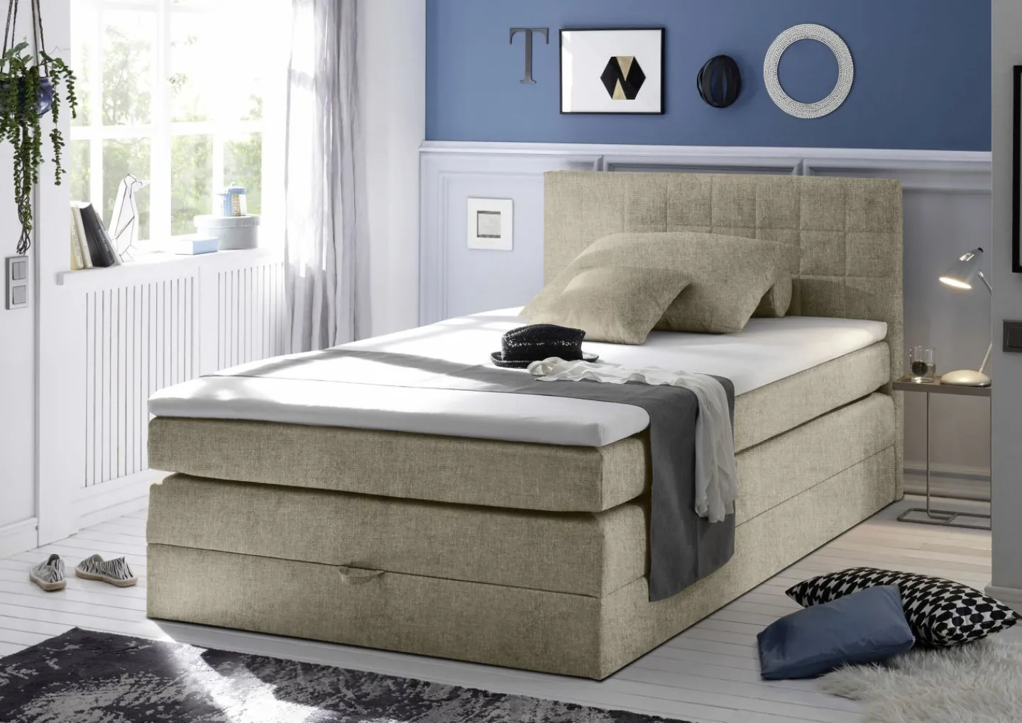 BRW Boxspringbett HAWAII 3* Einzelbetten|Boxspringbetten