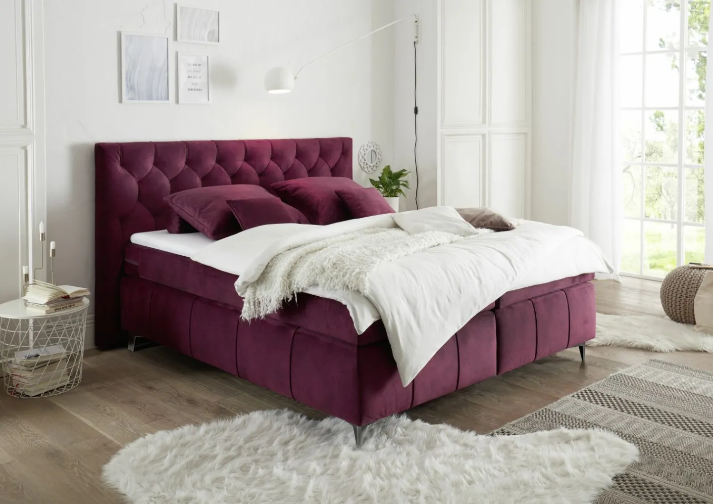 BRW Boxspringbett PEMBROKE 8* Doppelbetten|Boxspringbetten