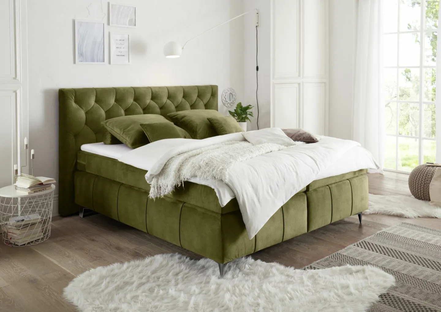 BRW Boxspringbett PEMBROKE 8* Doppelbetten|Boxspringbetten