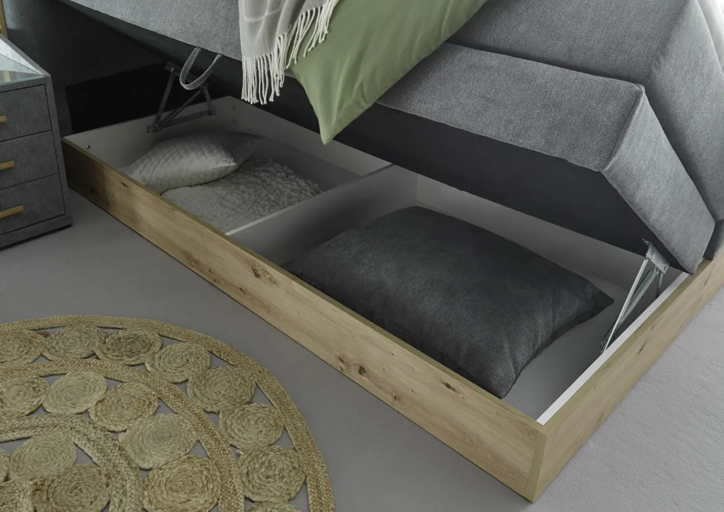BRW Boxspringbett PRESTON 6* Doppelbetten|Boxspringbetten