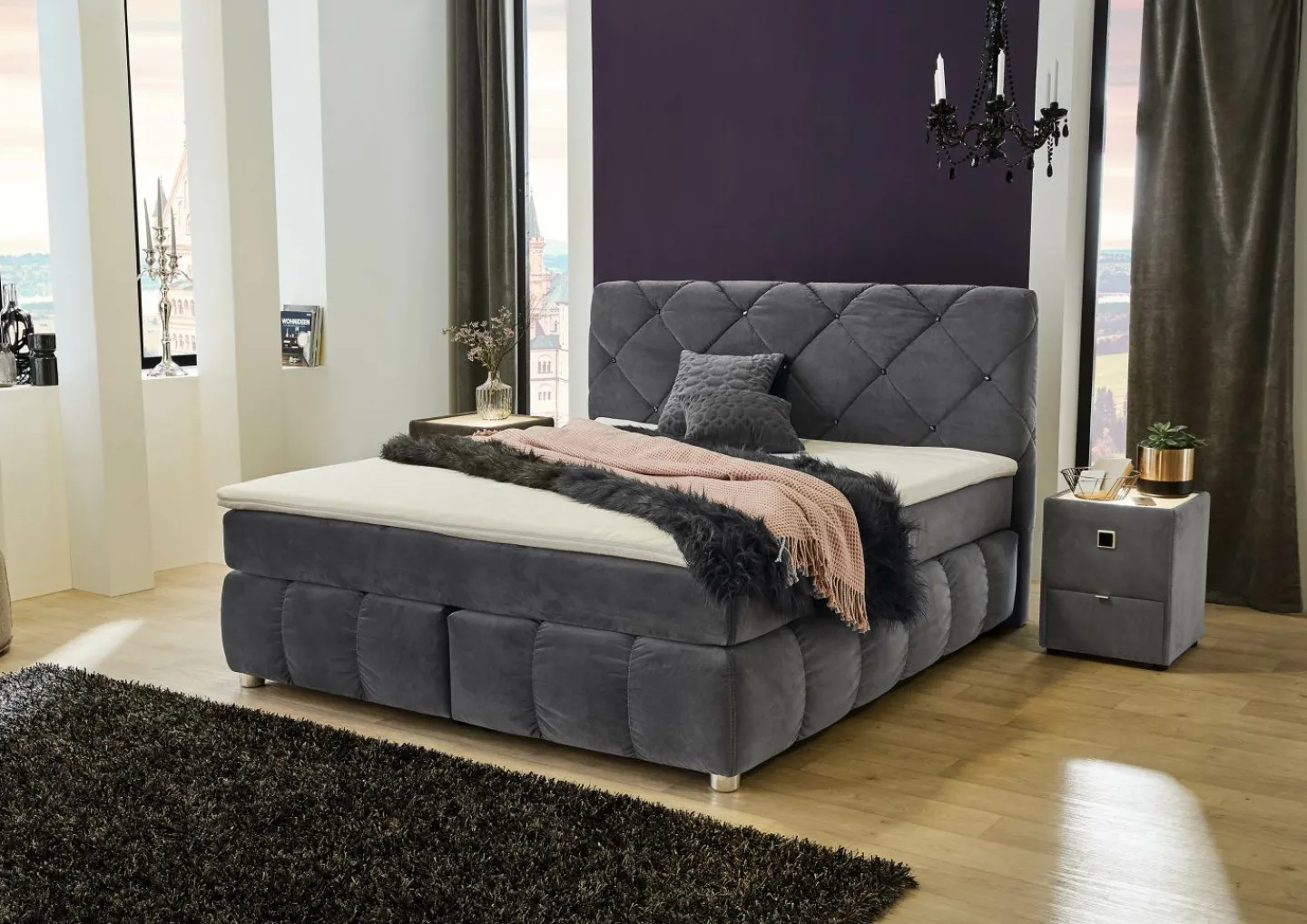 Jockenhöfer Boxspringbett BELLA* Doppelbetten|Boxspringbetten