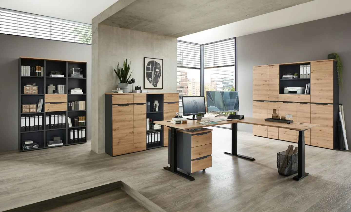 Innostyle Büroschrank MEAGAN* Aktenschränke