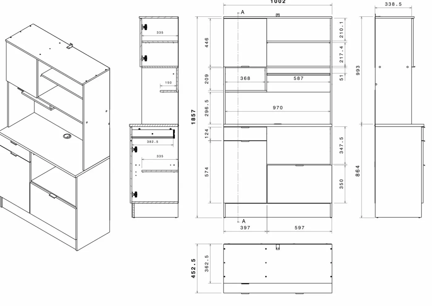 Buffet-Set SOCOOL 1