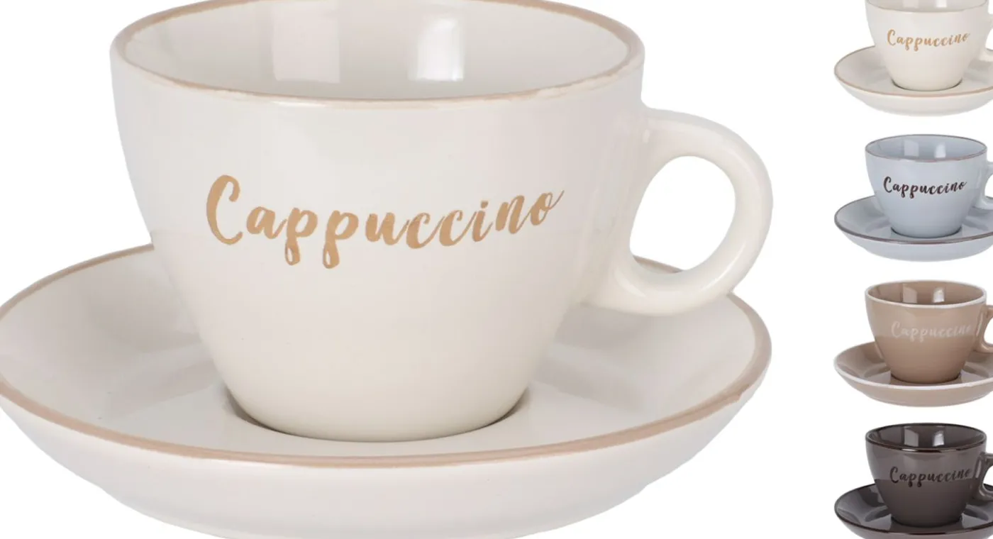 Cappuccinotasse mit Untertasse EH