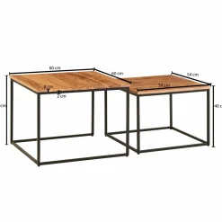 Skyport Couchtisch 2er-Set DOI HUAMODNOI* Couchtische