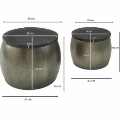 Skyport Couchtisch 2er-Set DOI KHUN-LAN* Couchtische