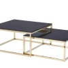 Euro Tische Couchtische 2er-Set C89G-S* Couchtische