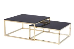 Euro Tische Couchtische 2er-Set C89G-S* Couchtische