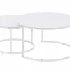 Euro Tische Couchtische 2er-Set C68W* Couchtische