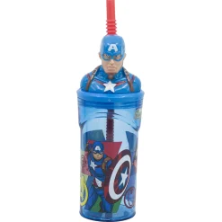 Stor 3D Trinkflasche Avengers AVENGERS*Kinder Geschirr & Trinkbecher|Gläser, Becher & Karaffen