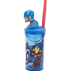 Stor 3D Trinkflasche Avengers AVENGERS*Kinder Geschirr & Trinkbecher|Gläser, Becher & Karaffen