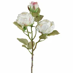 Gasper Deko-Blume 3er VINTAGE ROSE* Kunstpflanzen