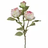 Deko-Blume 3er VINTAGE ROSE