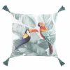 Dekokissen mit Bommel Papagei OUTDOOR